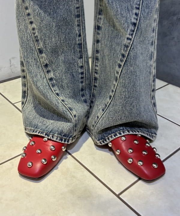 SAEさんの「BEAMS WOMEN｜デニム フレア パンツ」を使ったコーディネート