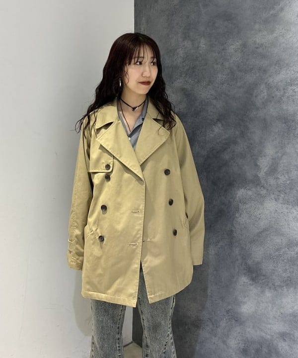 SAEさんの「BEAMS WOMEN｜デニム フレア パンツ」を使ったコーディネート