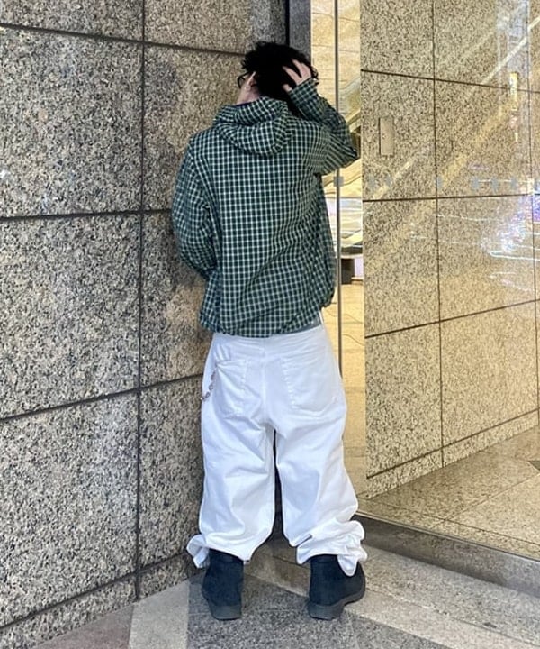 はるひむさんの「BEAMS WOMEN｜Check Pullover Anorack」を使ったコーディネート