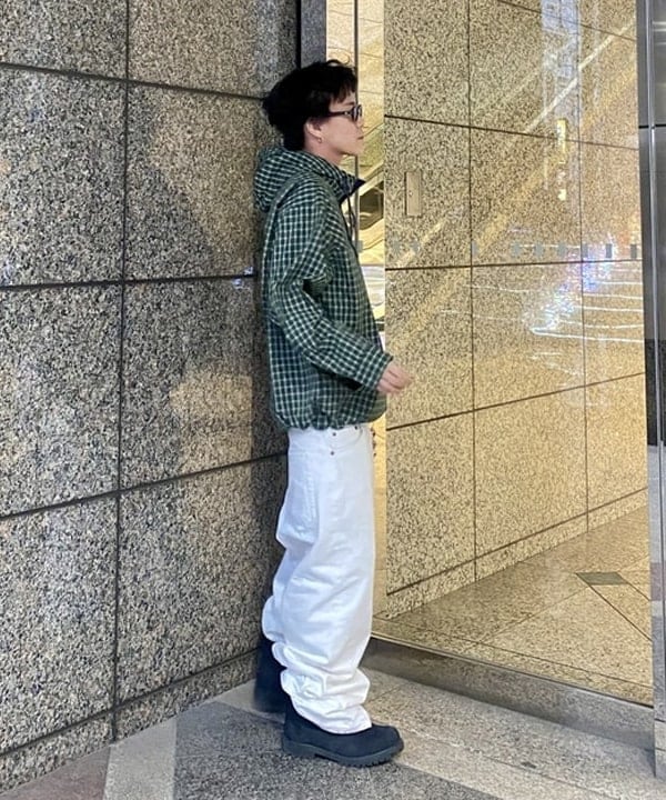 はるひむさんの「BEAMS WOMEN｜Check Pullover Anorack」を使ったコーディネート