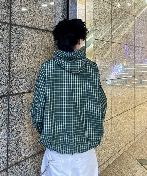 はるひむさんの「BEAMS WOMEN｜Check Pullover Anorack」を使ったコーディネート