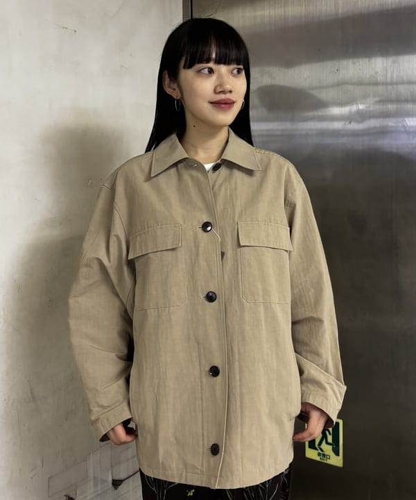 野村 美紅さんの「BEAMS WOMEN｜ナチュラル ワッシャー ブルゾン」を使ったコーディネート