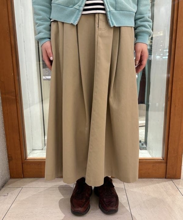 大石彩可さんの「BEAMS WOMEN｜maturely / ナイロン ミリタリー ショート ブルゾン」を使ったコーディネート