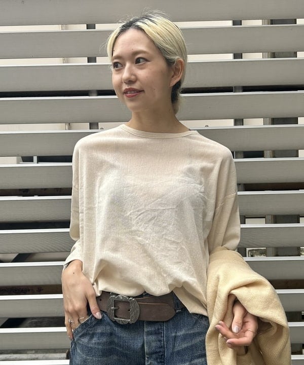 MATSUMOTO AMIさんの「BEAMS WOMEN｜【別注】Lee &times; maturely / ヴィンテージ ペインター パンツ」を使ったコーディネート