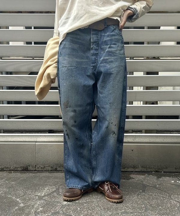 MATSUMOTO AMIさんの「BEAMS WOMEN｜【別注】Lee &times; maturely / ヴィンテージ ペインター パンツ」を使ったコーディネート