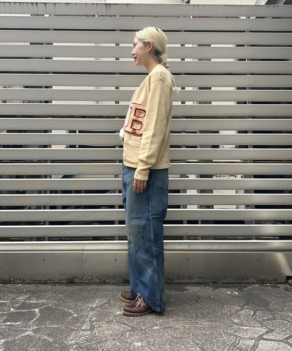 MATSUMOTO AMIさんの「BEAMS WOMEN｜【別注】Lee &times; maturely / ヴィンテージ ペインター パンツ」を使ったコーディネート