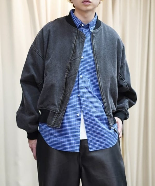 SUDOさんの「BEAMS WOMEN｜リバーシブル フェード ボンバー ジャケット」を使ったコーディネート