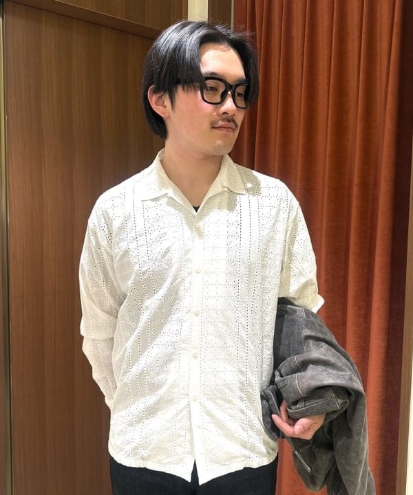 しゅうとさんの「BEAMS WOMEN｜ワイドショートフィット ゴートレザー ジップブルゾン」を使ったコーディネート