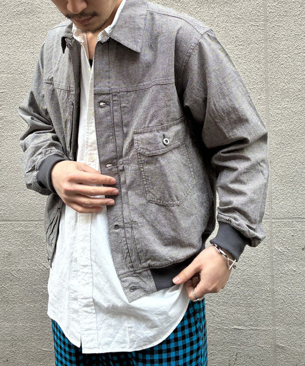 森田 倫太郎さんの「BEAMS WOMEN｜チェック G-ジャケット【リラックスフィット】」を使ったコーディネート