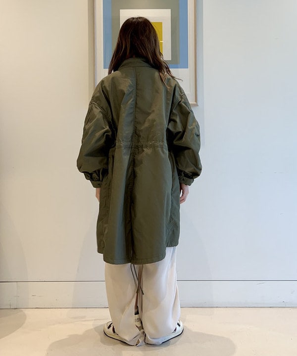 ナツハさんの「BEAMS WOMEN｜maturely / メモリー ツイル ミリタリー コート」を使ったコーディネート