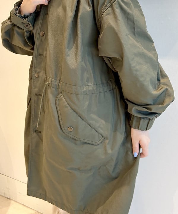 ナツハさんの「BEAMS WOMEN｜maturely / メモリー ツイル ミリタリー コート」を使ったコーディネート