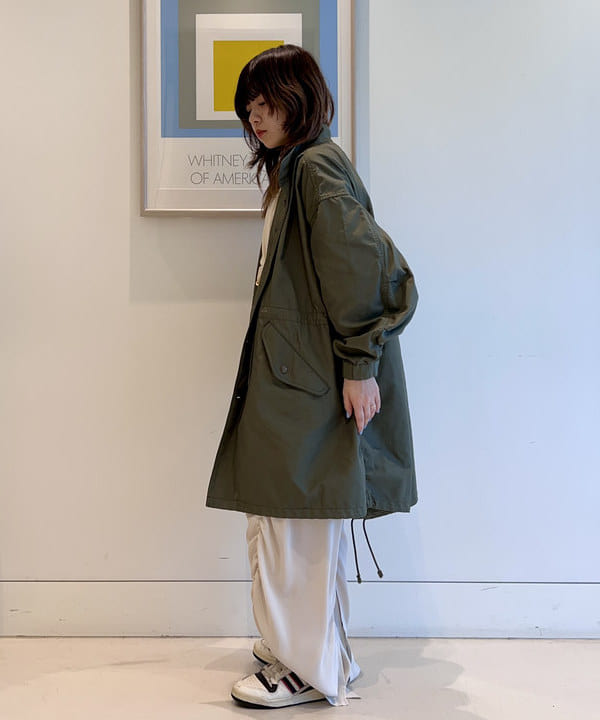 ナツハさんの「BEAMS WOMEN｜maturely / メモリー ツイル ミリタリー コート」を使ったコーディネート