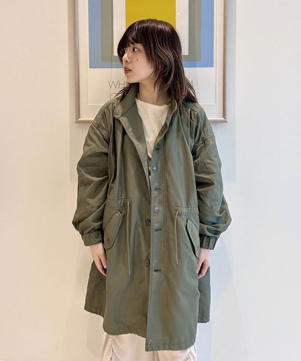 ナツハさんの「BEAMS WOMEN｜maturely / メモリー ツイル ミリタリー コート」を使ったコーディネート