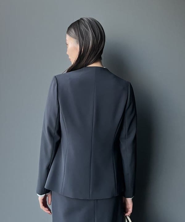 隈元 楓さんの「BEAMS WOMEN｜トリアセ カラーレスジャケット＊」を使ったコーディネート