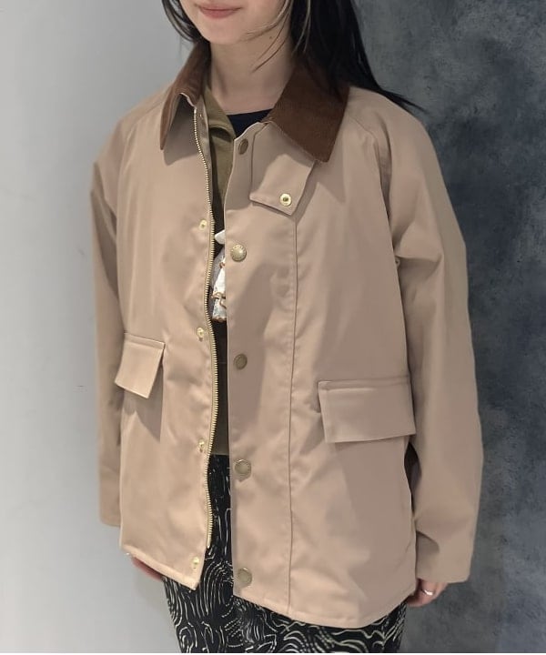 にしだてさんの「BEAMS WOMEN｜【別注】Barbour / Thornbury Jacket 26SS」を使ったコーディネート