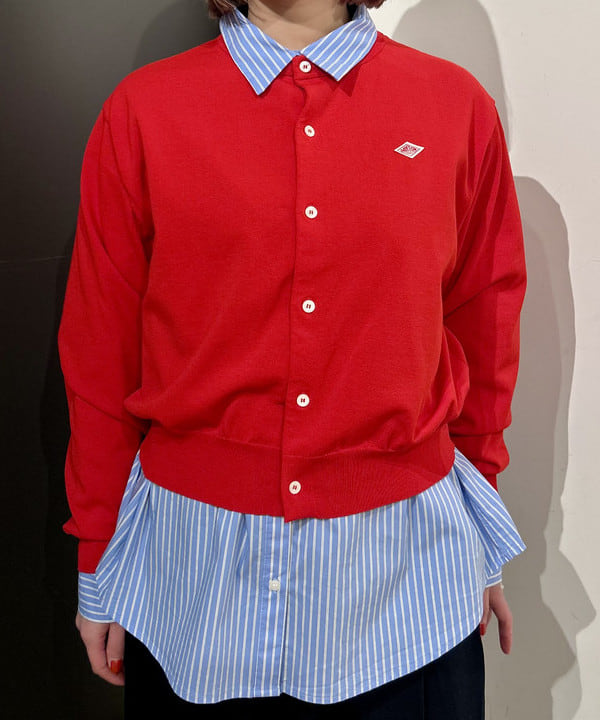 早川 萌子さんの「BEAMS WOMEN｜DANTON / ジャージー ニット クルーネック カーディガン」を使ったコーディネート