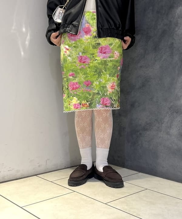 みゆうさんの「BEAMS WOMEN｜フェイクレザー ジップ ブルゾン」を使ったコーディネート