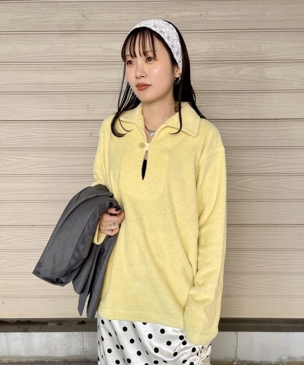 カタヤマ アヤさんの「BEAMS WOMEN｜ノーカラー ビッグ ジャケット」を使ったコーディネート