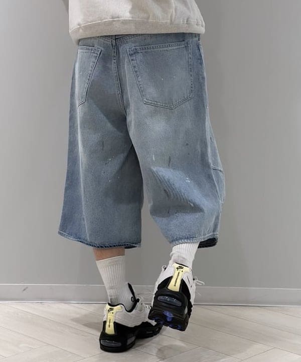 大野 滉太さんの「BEAMS WOMEN｜ワイドストレート クォーターレングス ペインターデニム」を使ったコーディネート