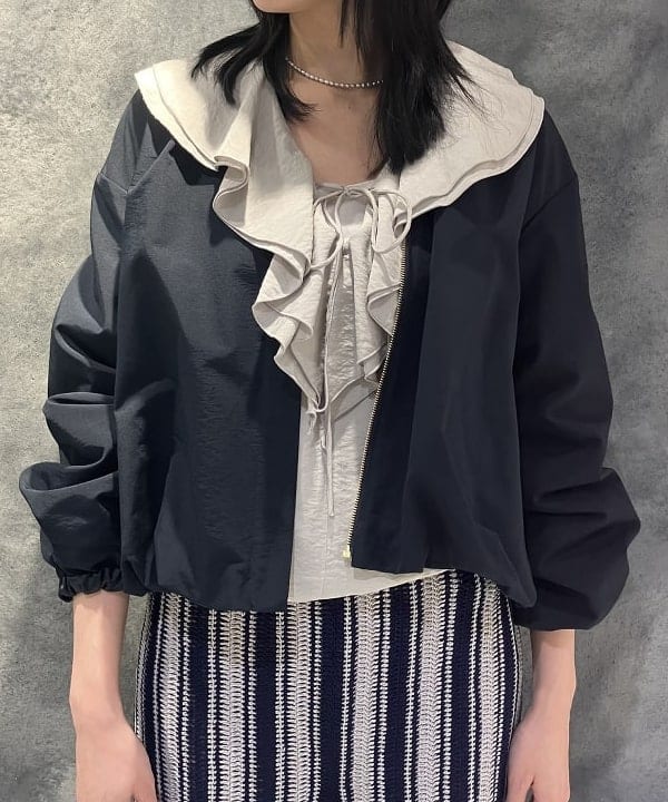 nodokaさんの「BEAMS WOMEN｜ラッフル ボリューム ブラウス」を使ったコーディネート