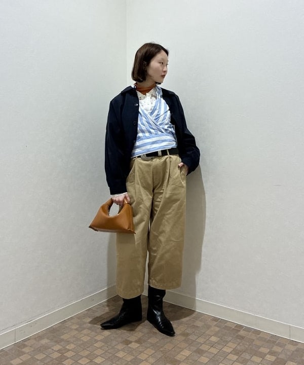 水野 萌香さんの「BEAMS WOMEN｜2WAY ワンハンドル BAG」を使ったコーディネート