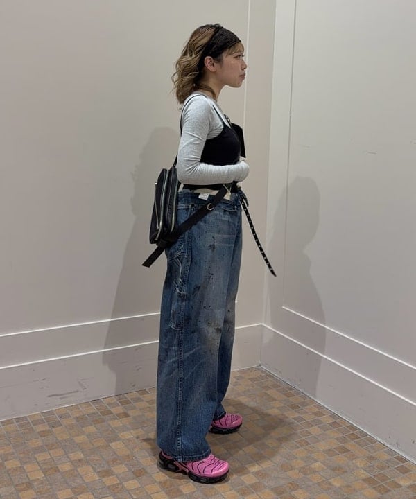 まゆちゃんさんの「BEAMS WOMEN｜【別注】Lee &times; maturely / ヴィンテージ ペインター パンツ」を使ったコーディネート