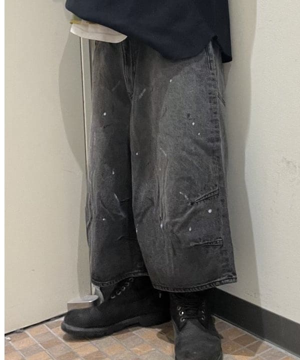 菊田 悠さんの「BEAMS WOMEN｜ルーズ クルーネック サーマル」を使ったコーディネート