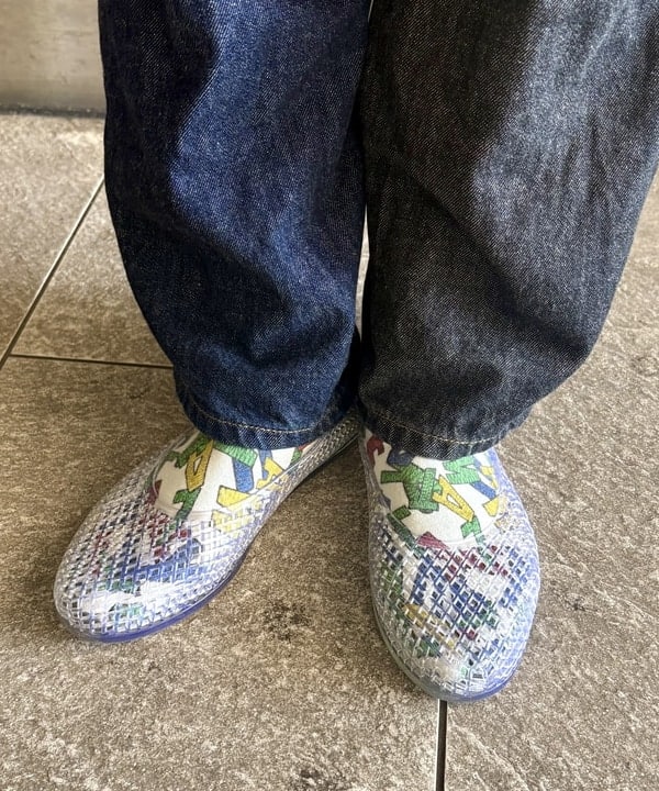 みりさんの「ワイドショート ダメージ デニム ジャケット」を使ったコーディネート