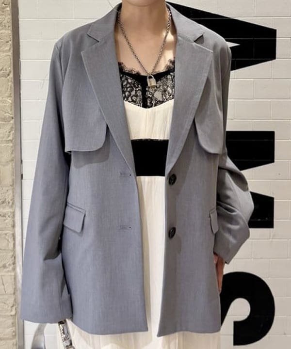 ヒカリさんの「BEAMS WOMEN｜バックスリット ワイド パンツ」を使ったコーディネート