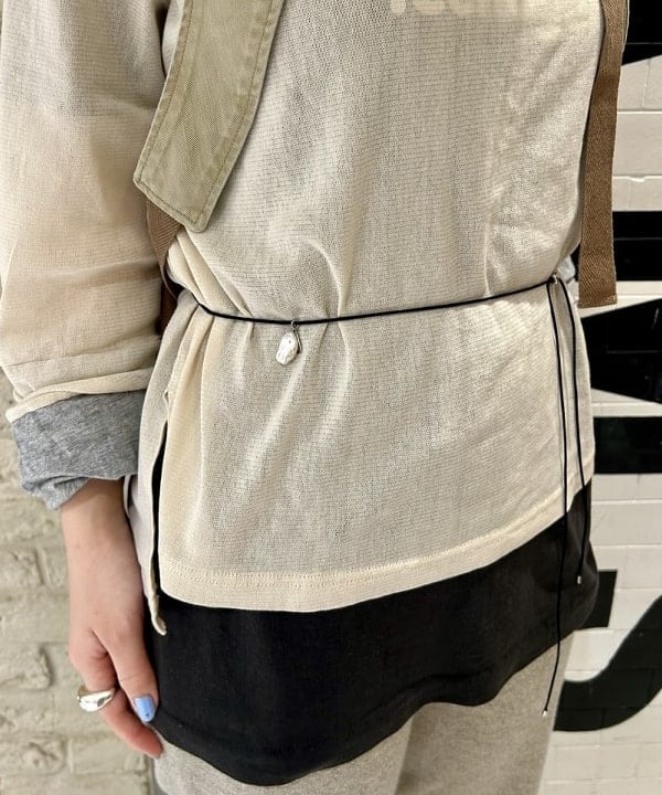 ナツハさんの「BEAMS WOMEN｜maturely / チュール リバーシブル カフ ロングスリーブ」を使ったコーディネート