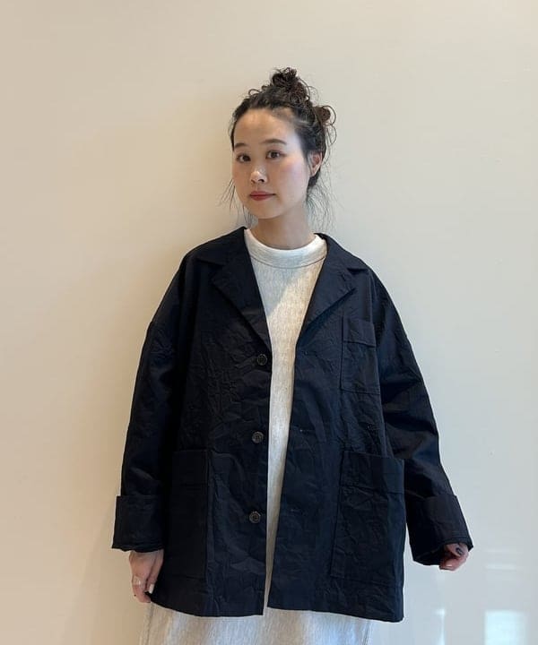 清水 彩乃さんの「BEAMS WOMEN｜リンクル ジャケット」を使ったコーディネート