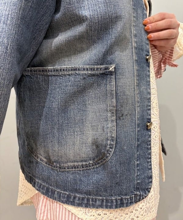 イガラシさんの「BEAMS WOMEN｜【別注】Lee &times; maturely / ヴィンテージ ロコ ジャケット」を使ったコーディネート