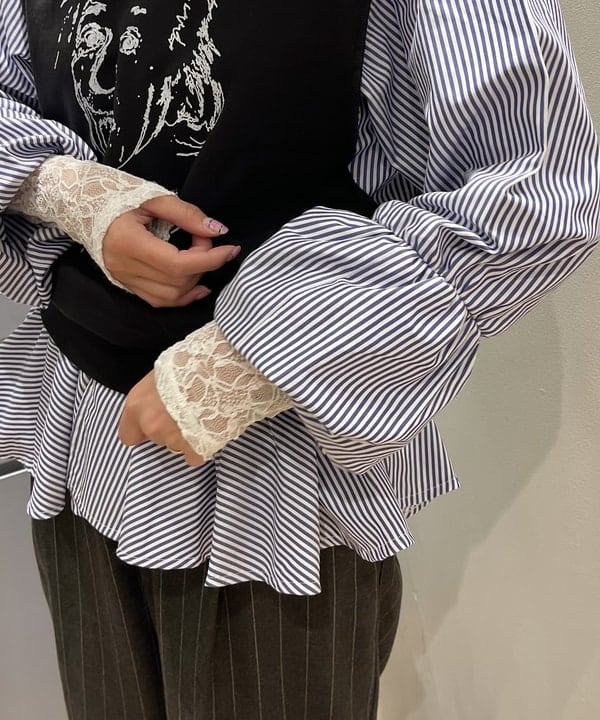 大木さんの「BEAMS WOMEN｜【別注】PENNY / Print Vest」を使ったコーディネート