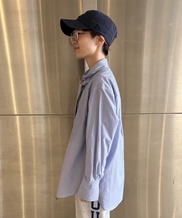 みりさんの「ベーシック オーバーシャツ」を使ったコーディネート