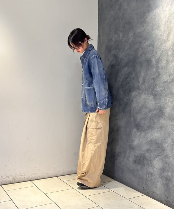 ななこさんの「BEAMS WOMEN｜【別注】Lee &times; maturely / ヴィンテージ ロコ ジャケット」を使ったコーディネート