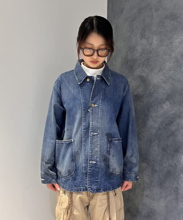 ななこさんの「BEAMS WOMEN｜【別注】Lee &times; maturely / ヴィンテージ ロコ ジャケット」を使ったコーディネート