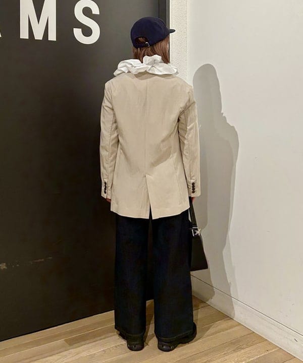 早川 萌子さんの「BEAMS WOMEN｜ソフトクリンクル 4ボタン ダブル ジャケット」を使ったコーディネート