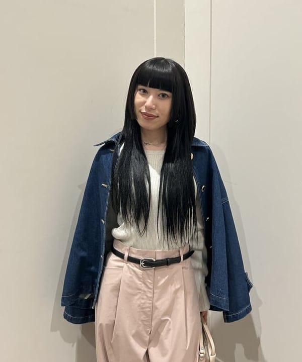 大槻 まひろさんの「BEAMS WOMEN｜Traditional Weatherwear / Malton デニムブルゾン」を使ったコーディネート