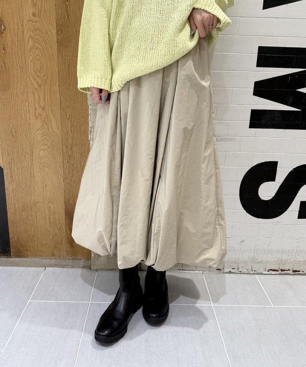 ヒライさんの「BEAMS WOMEN｜コットン ローゲージ ロングスリーブ プルオーバー」を使ったコーディネート