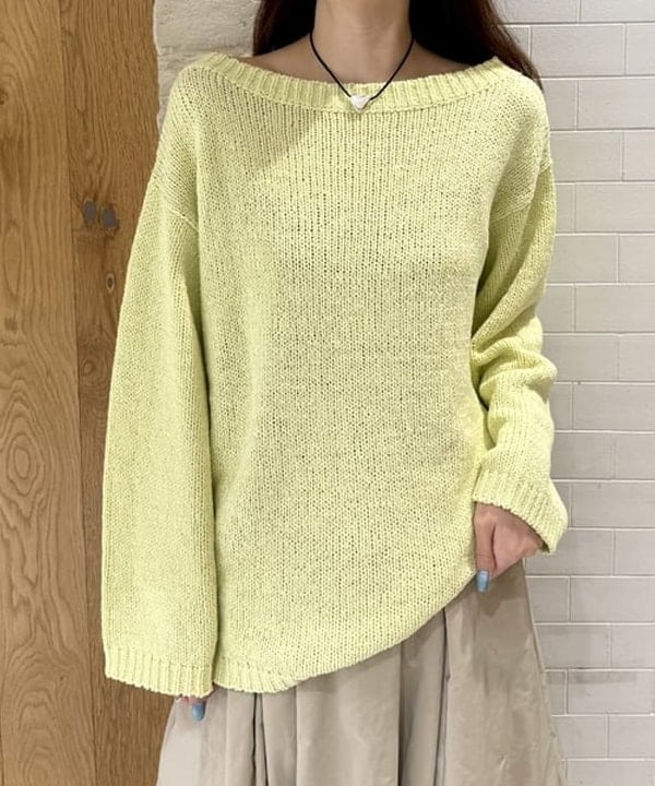 ヒライさんの「BEAMS WOMEN｜コットン ローゲージ ロングスリーブ プルオーバー」を使ったコーディネート