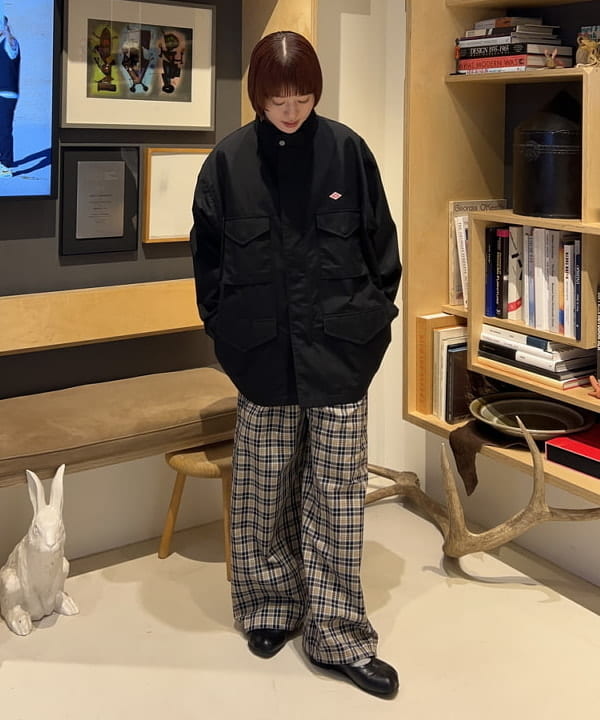 Hazukiさんの「BEAMS WOMEN｜【別注】DANTON / ジップアップ ブルゾン」を使ったコーディネート