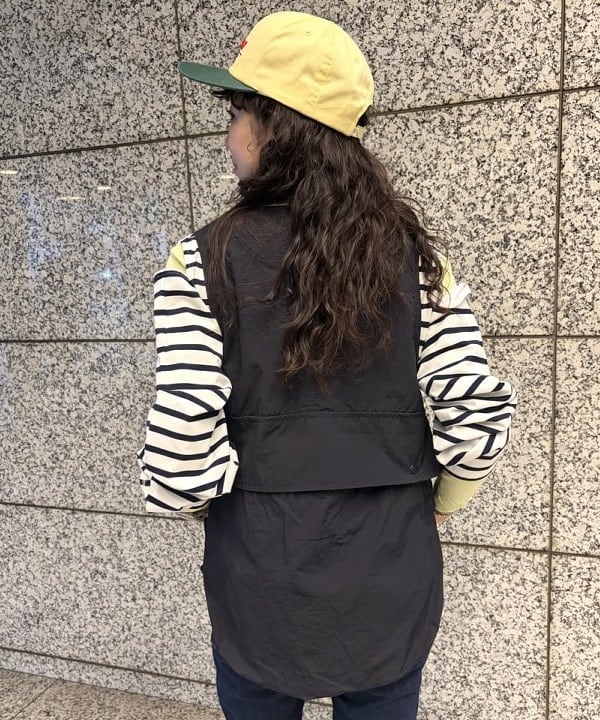 ばるたんさんの「BEAMS WOMEN｜maturely / ボーダー オープン ショルダー ロングスリーブ カットソー」を使ったコーディネート