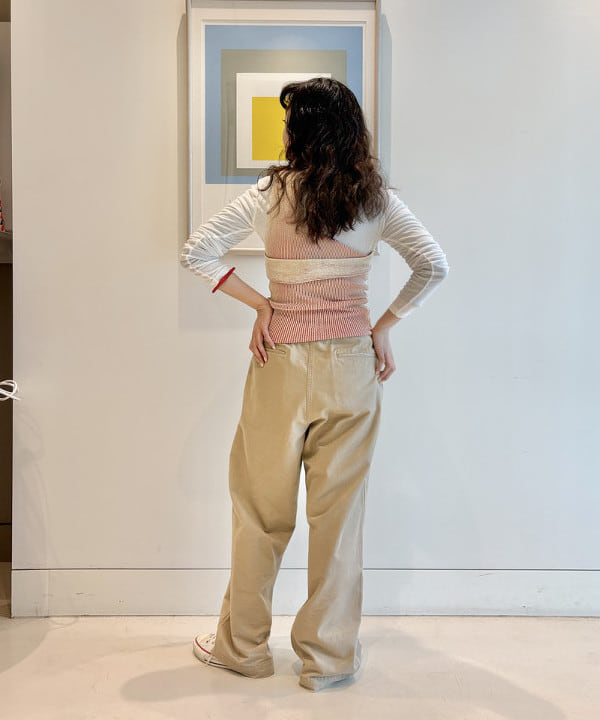 おのすさんの「BEAMS WOMEN｜maturely / プレーティング ワンショルダー ベスト」を使ったコーディネート