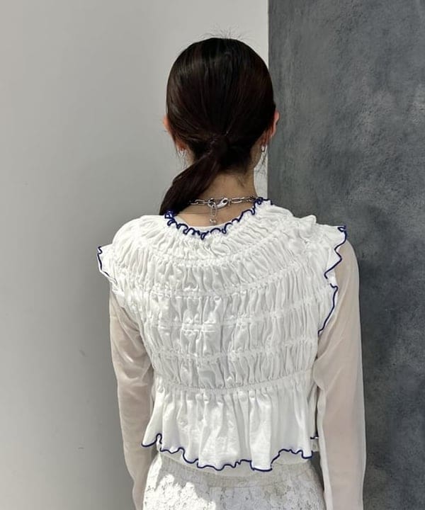 ササキさんの「BEAMS WOMEN｜シアー センター シーム Tシャツ」を使ったコーディネート