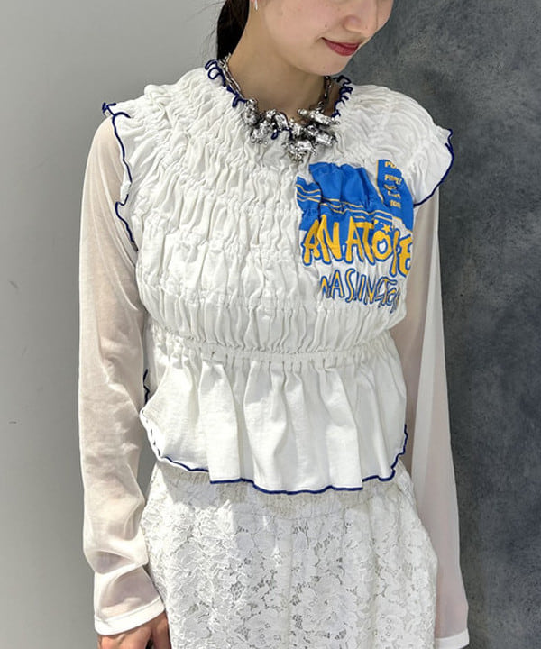 ササキさんの「BEAMS WOMEN｜シアー センター シーム Tシャツ」を使ったコーディネート