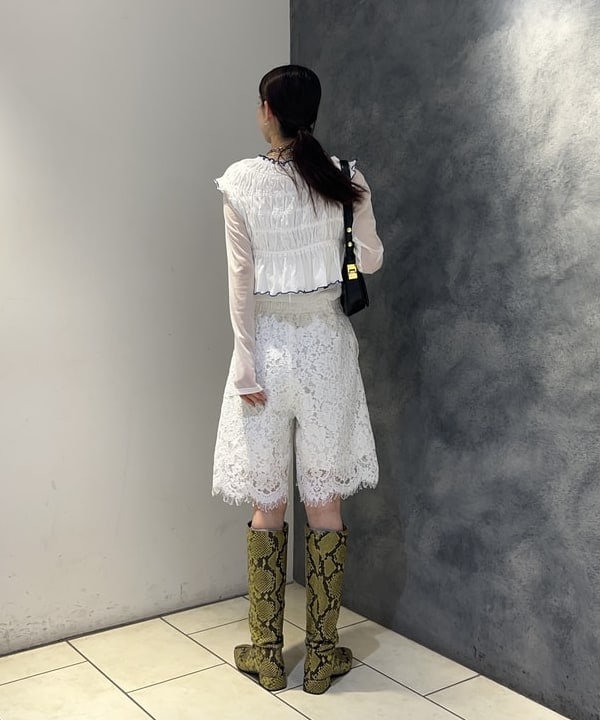 ササキさんの「BEAMS WOMEN｜シアー センター シーム Tシャツ」を使ったコーディネート