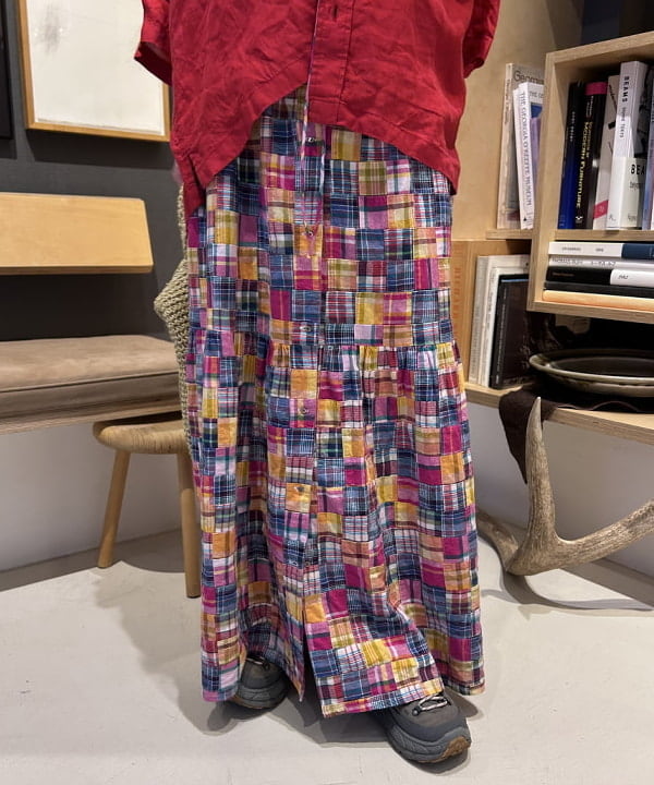 ando naoさんの「BEAMS WOMEN｜リネン ソリッド ショートスリーブ」を使ったコーディネート