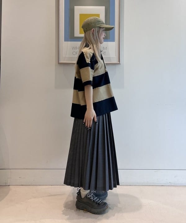 ando naoさんの「BEAMS WOMEN｜Superior Stitch Embroidery / DOG 刺繍 CAP」を使ったコーディネート