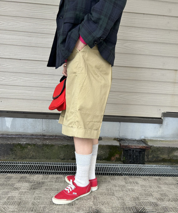 MATSUMOTO AMIさんの「BEAMS WOMEN｜チェック ダブル ジャケット」を使ったコーディネート