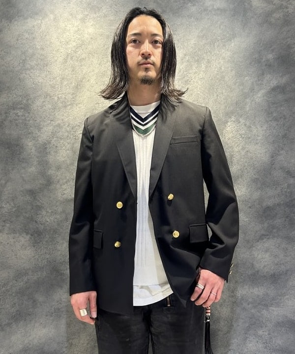 IHA(イハ)さんの「BEAMS WOMEN｜4B Double Breasted Blazer Wool」を使ったコーディネート